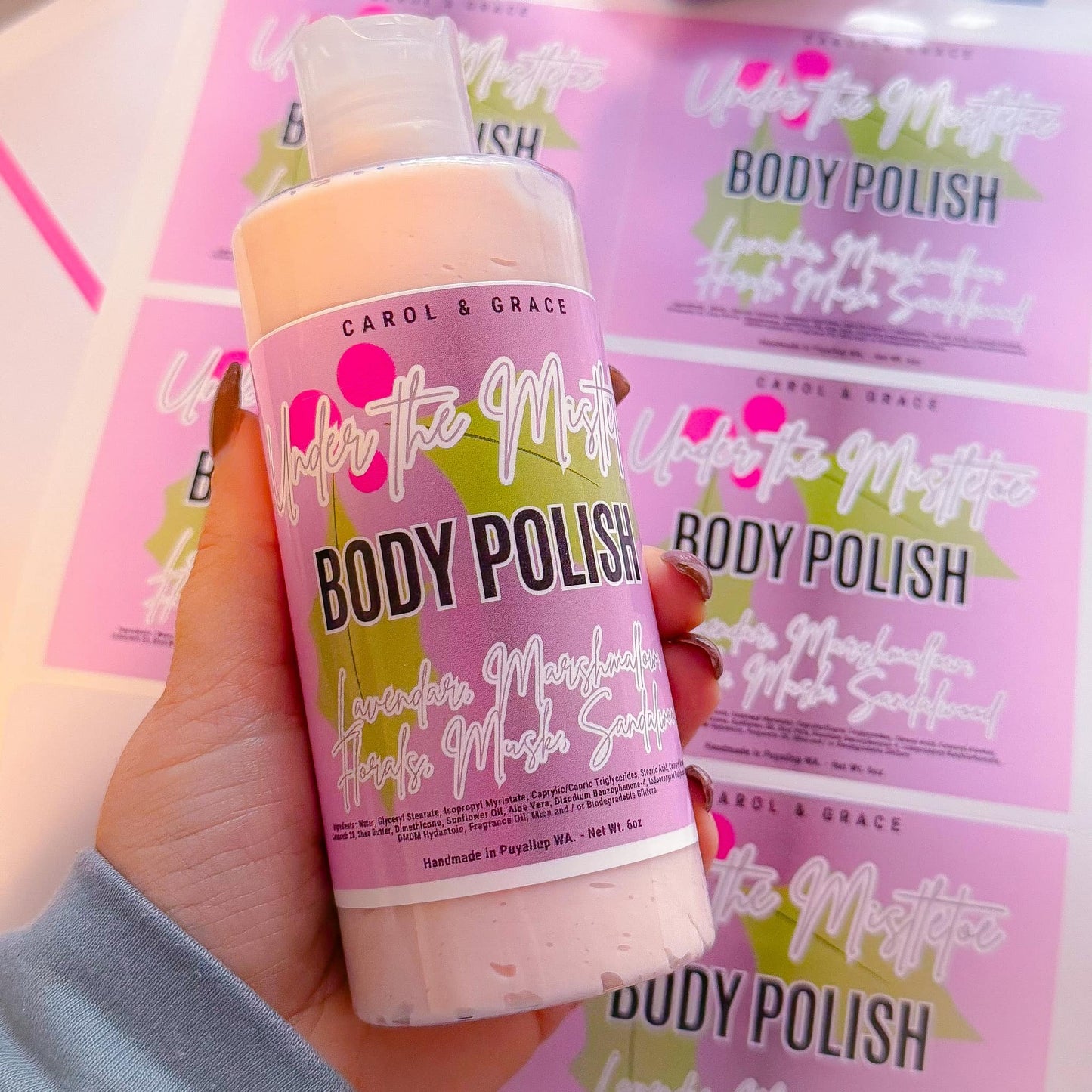 UNDER THE MISTLETOE BODY POLISH 🤶🏼