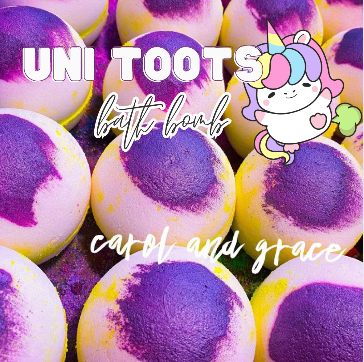 UNI TOOTS 🦄💨 TOY SURPRISE BATH BOMB