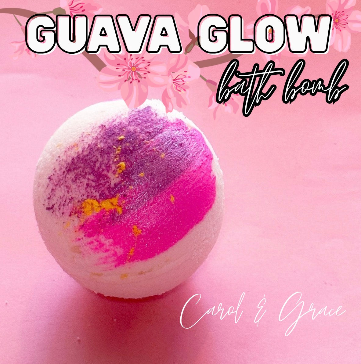 GUAVA GLOW BATH BOMB