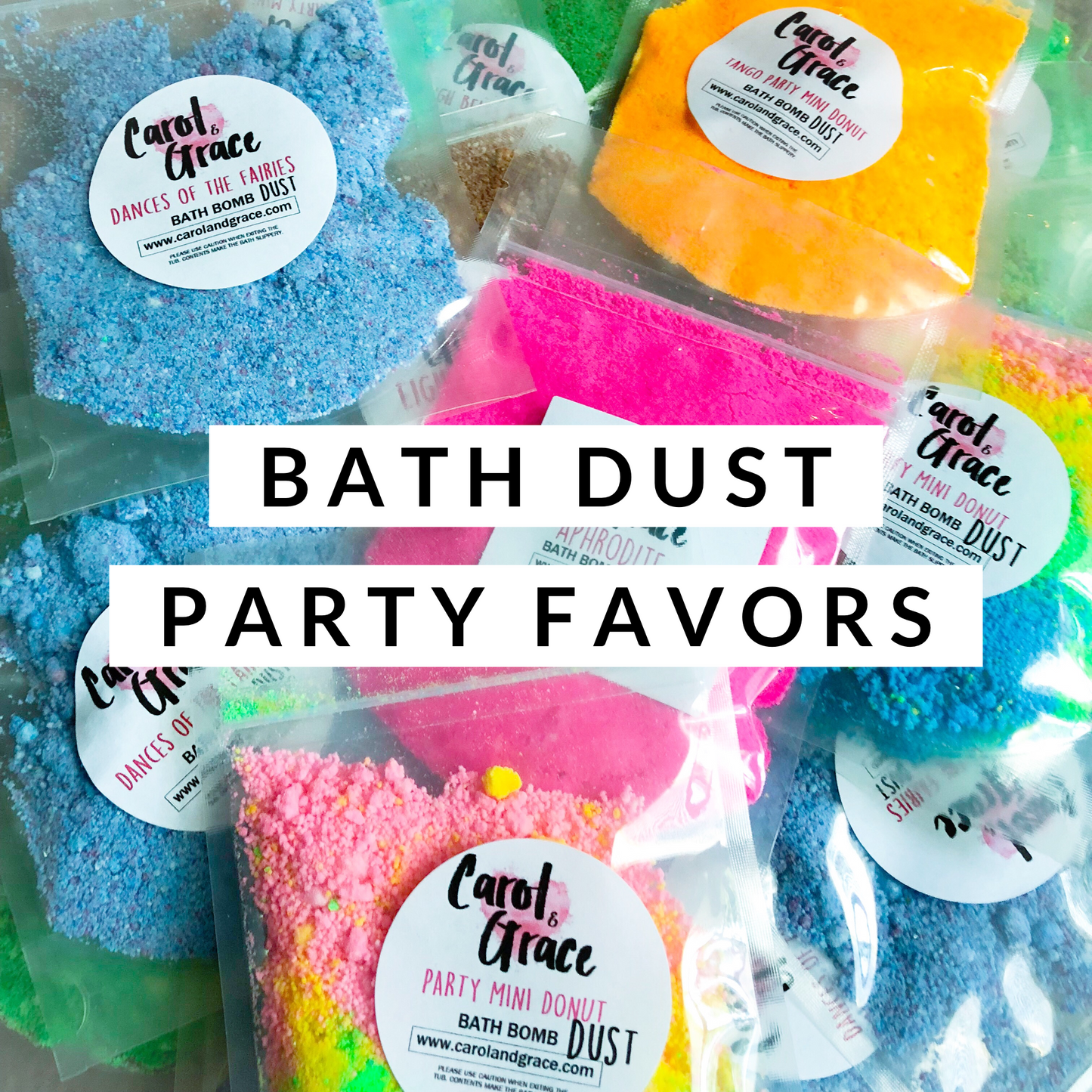 BATH DUST PARTY FAVORS
