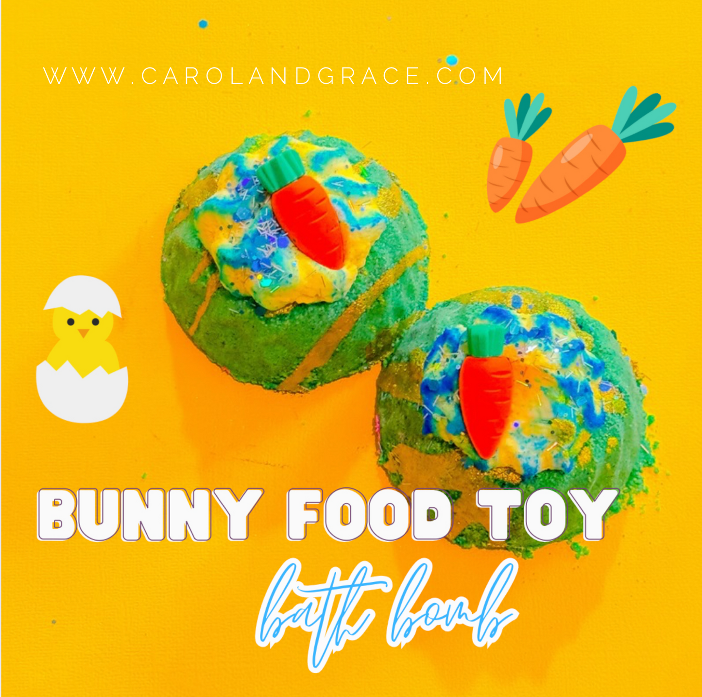 BUNNY FOOD BATH BOMB