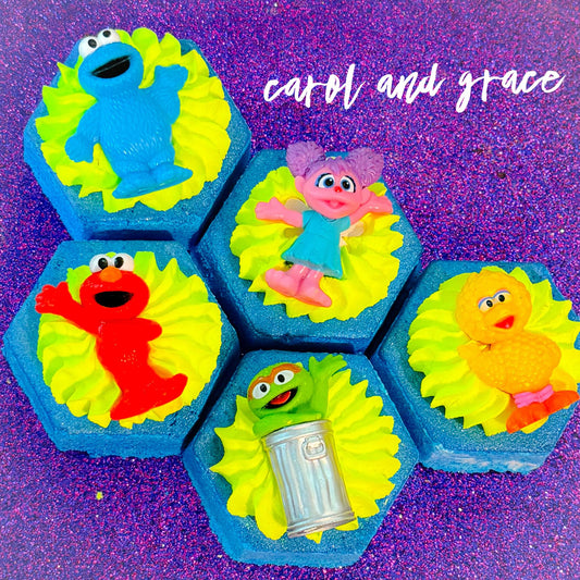 HOW TO GET TO SESAME STREET   BATH BOMB