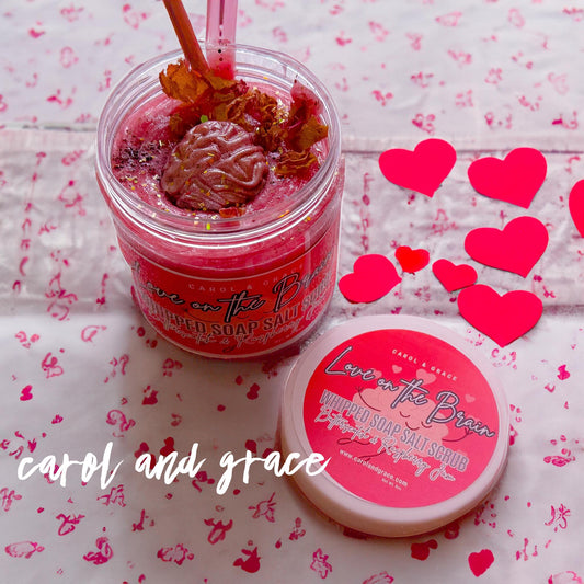 LOVE ON THE BRAIN WHIPPED SOAP SALT SCRUB