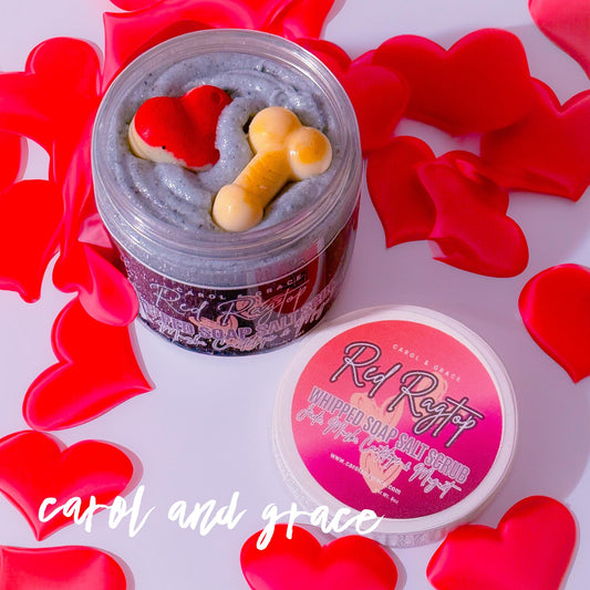 RED RAGTOP (18+) WHIPPED SOAP SALT SCRUB