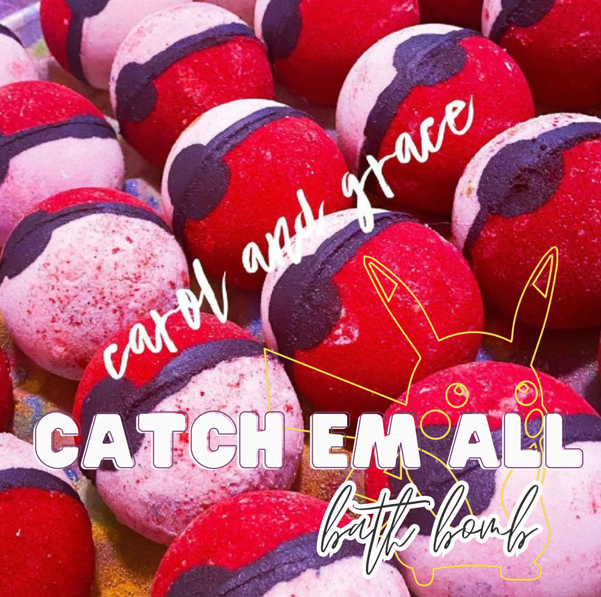 CATCH EM ALL ✨ BATH BOMB