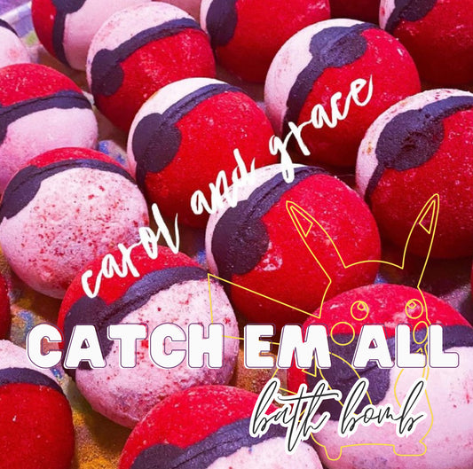 CATCH EM ALL ✨ BATH BOMB