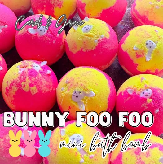 BUNNY FOO FOO 🐰 TOY BATH BOMB