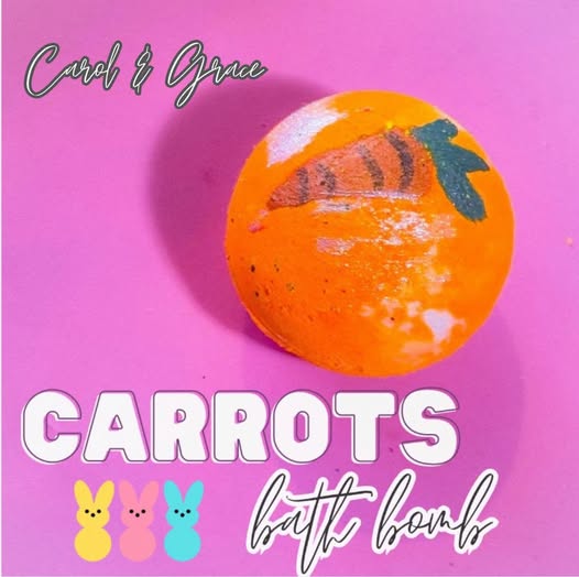 CARROTS 🥕 BATH BOMB