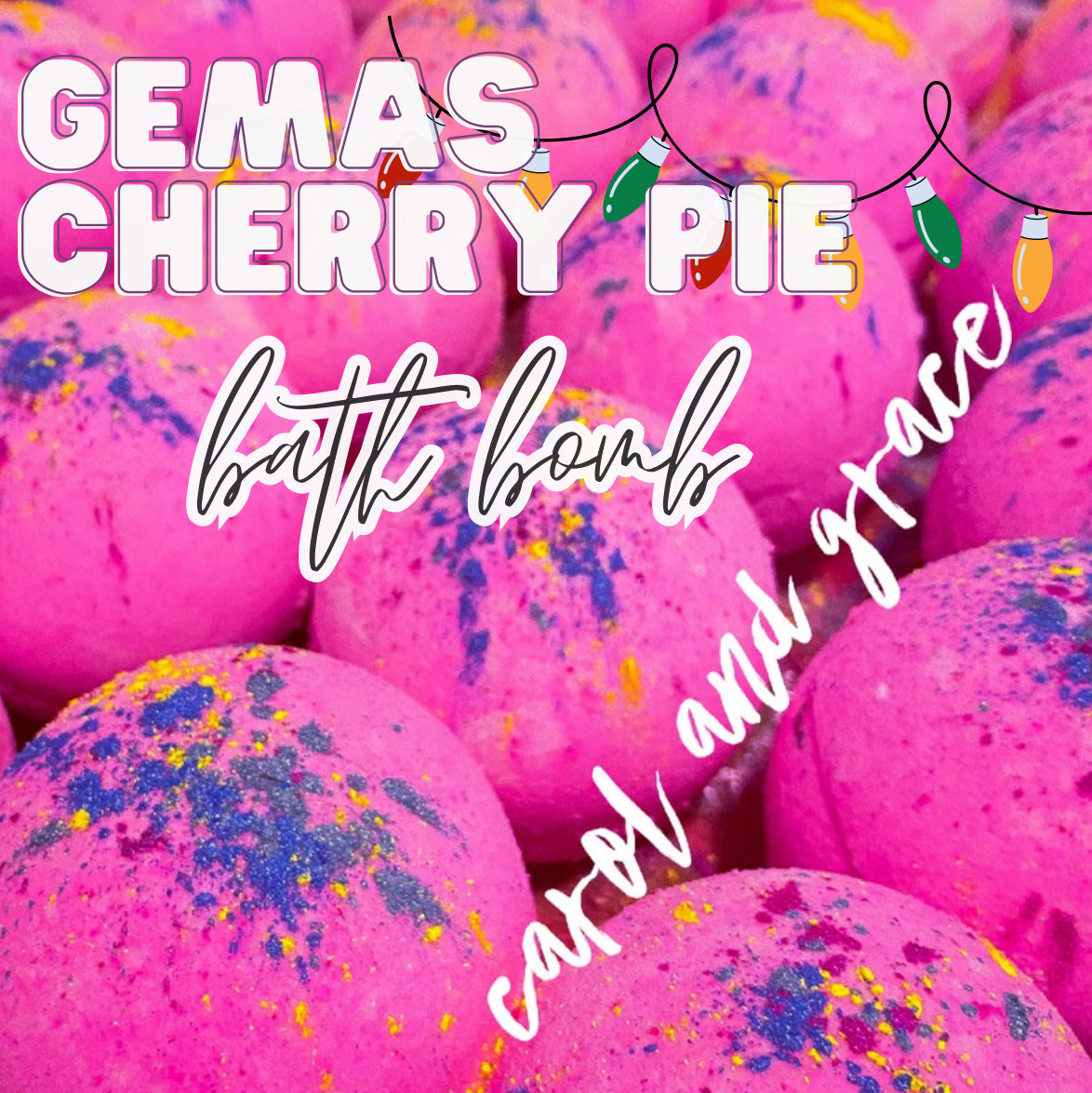 GEMAS CHERRY PIE 🍒🥧 BATH BOMB