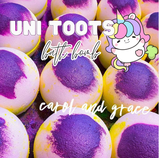 UNI TOOTS 🦄💨 TOY SURPRISE BATH BOMB