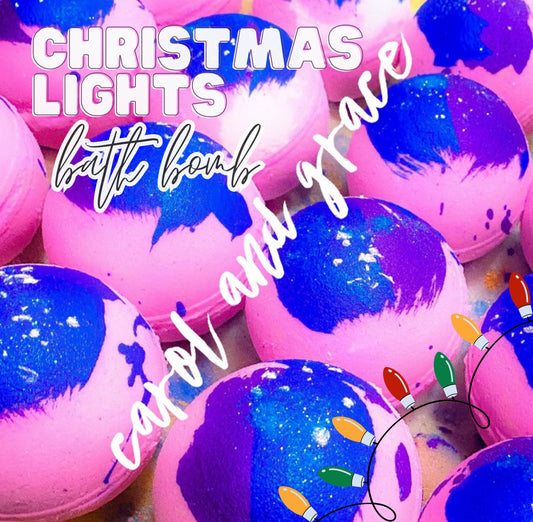CHRISTMAS LIGHTS 🎄 BATH BOMB