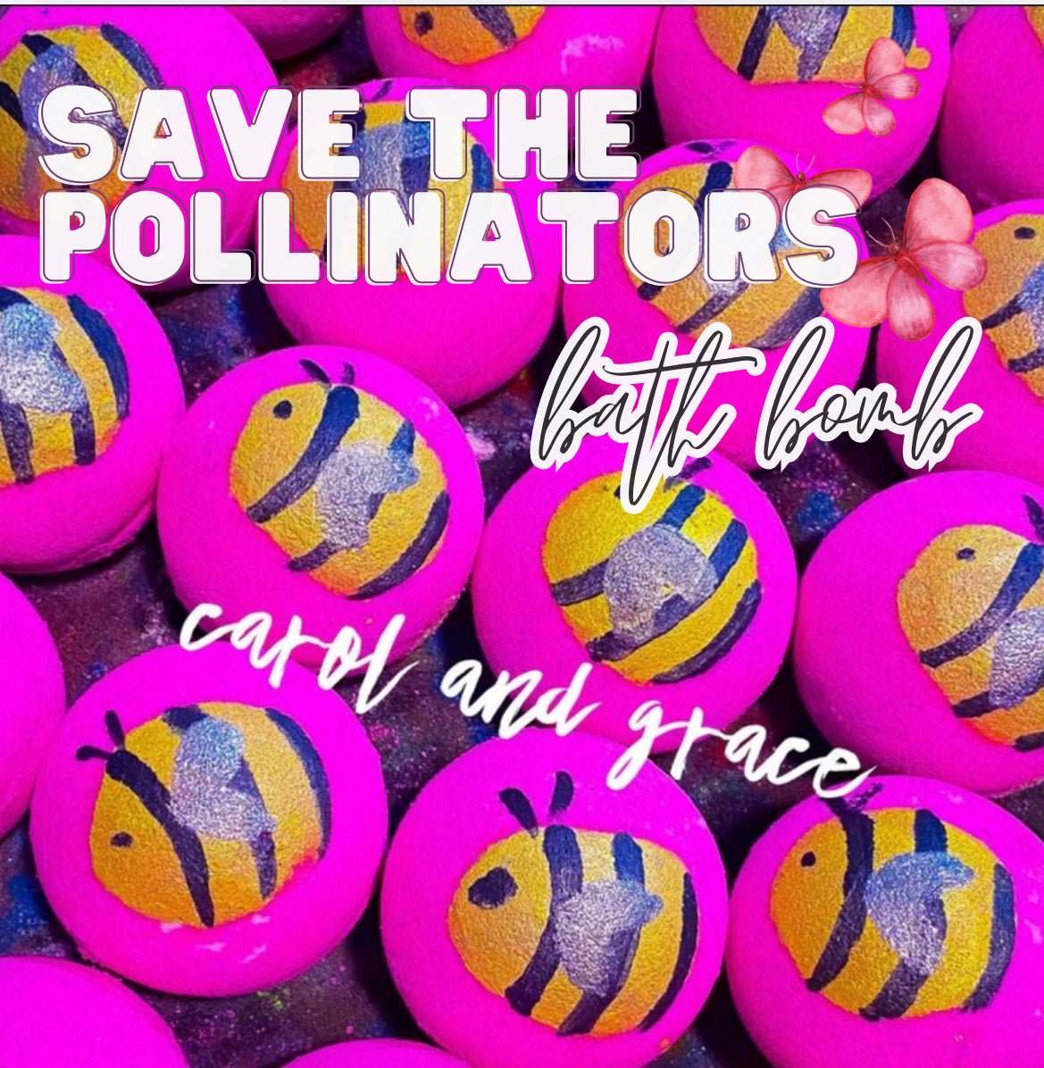 SAVE THE POLLINATOR 🐝 BATH BOMB
