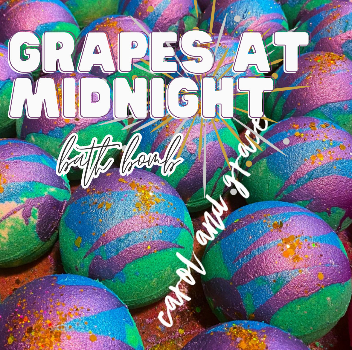 GRAPES AT MIDNIGHT BATH BOMB