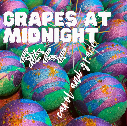 GRAPES AT MIDNIGHT BATH BOMB