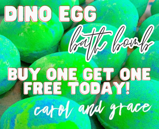 DINOSAUR EGG BATH BOMB - TOY INSIDE
