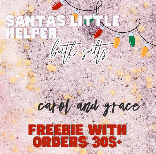 FREEBIE!! ORDERS 30$+ SANTAS LITTLE TREAT ✨ BATH SALTS