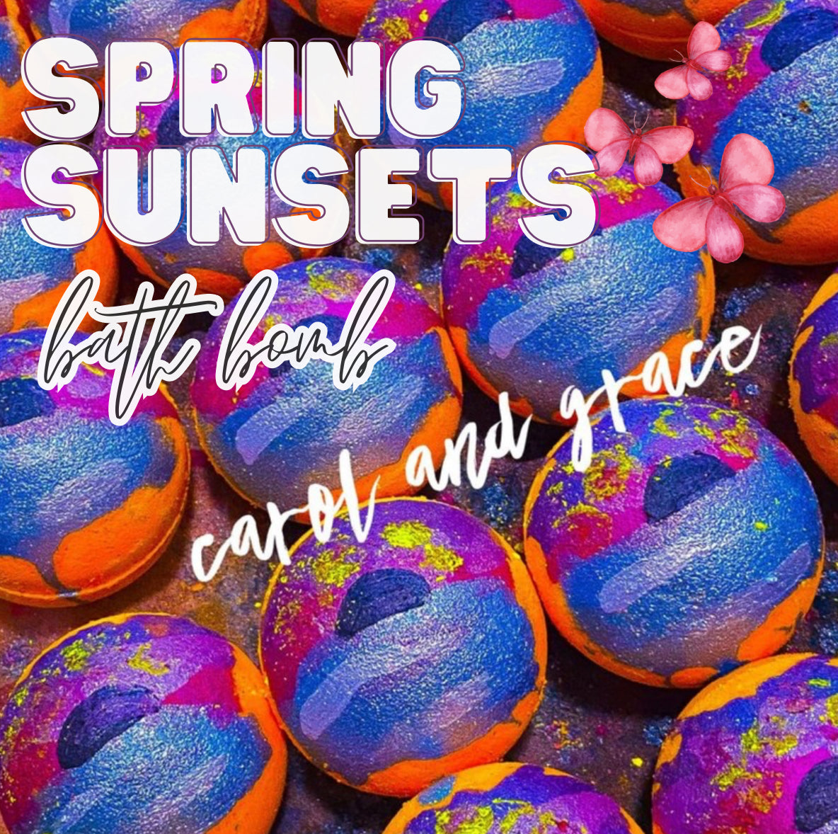 SPRING SUNSETS 🌅   BATH BOMB