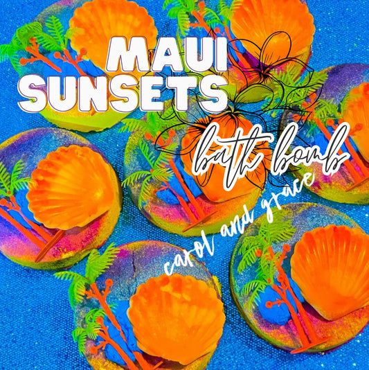 MAUI SUNSETS 🌅 BATH BOMB
