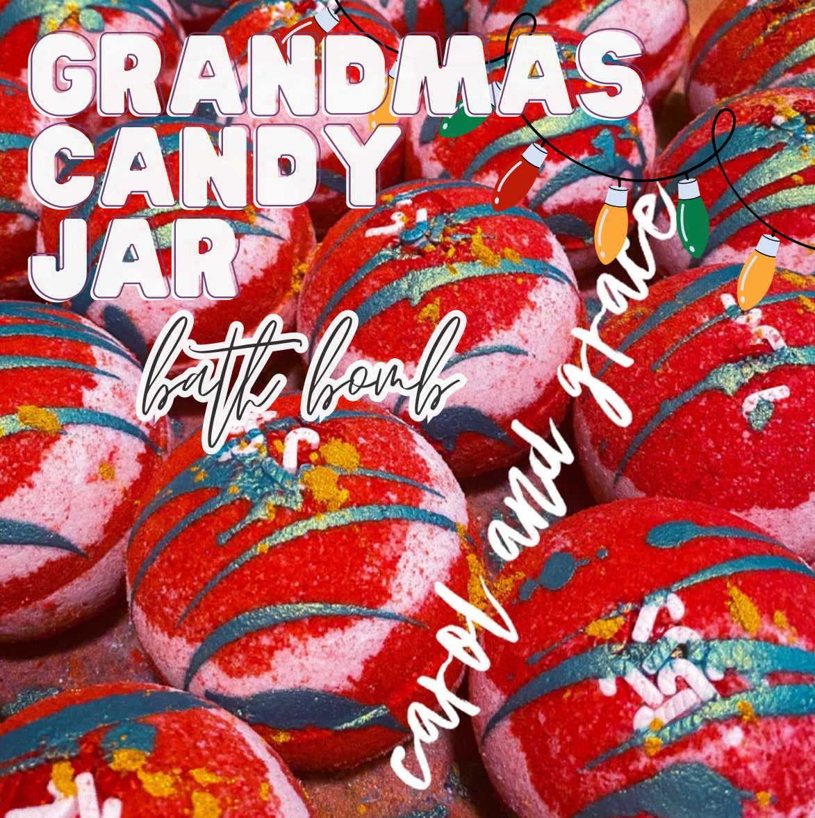 GRANDMAS CANDY 🍬 JAR BATH BOMB