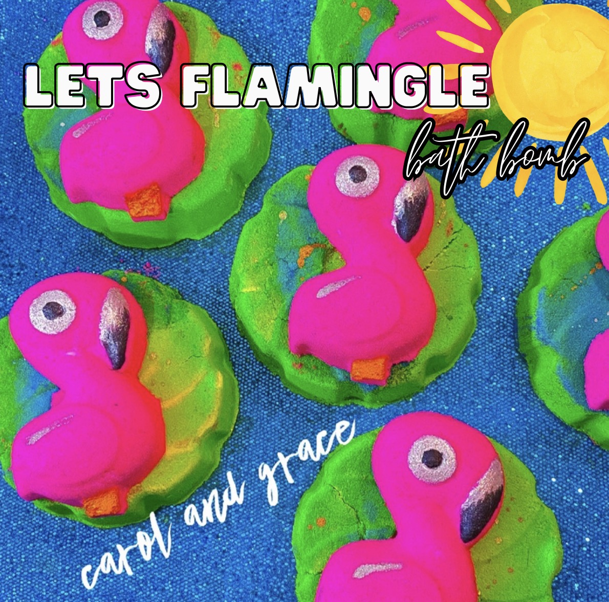 LET’S FLAMINGLE 🦩 BATH BOMB