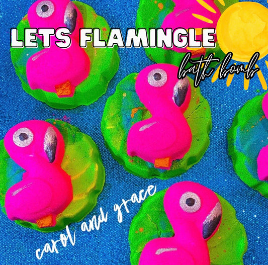 LET’S FLAMINGLE 🦩 BATH BOMB
