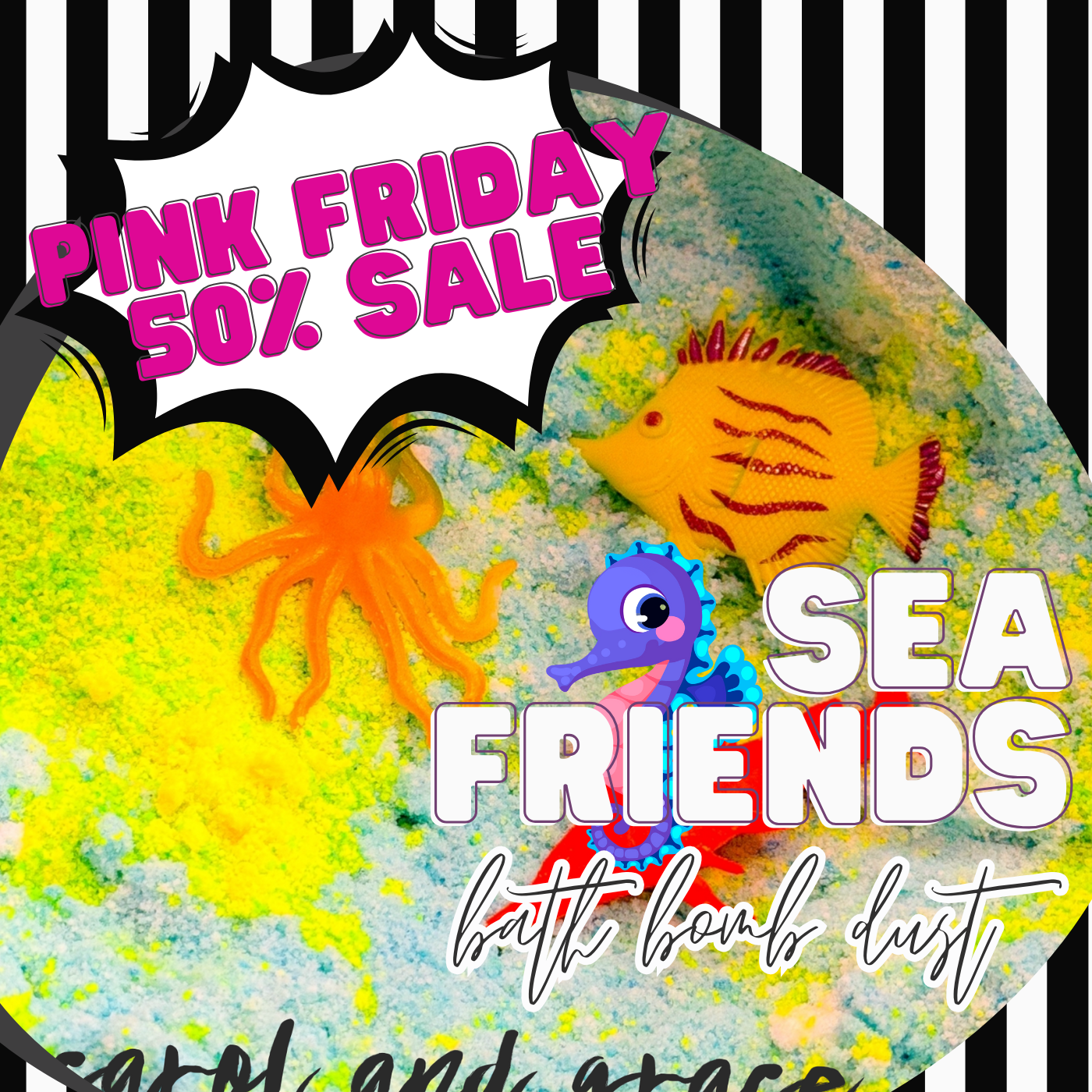 SEA FRIENDS BATH BOMB DUST