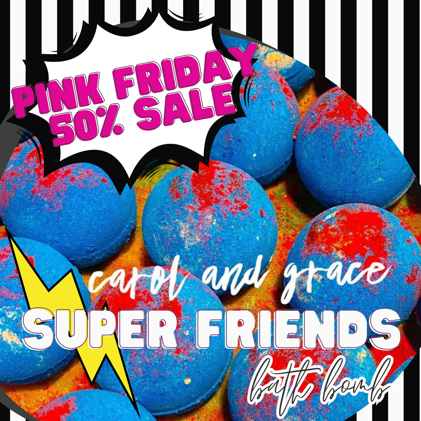 SUPER FRIENDS TOY SURPRISE BATH BOMB