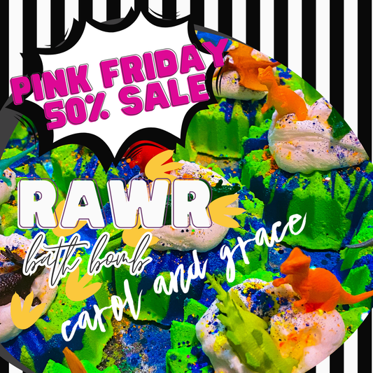 RAWR 🦖 BATH BOMB