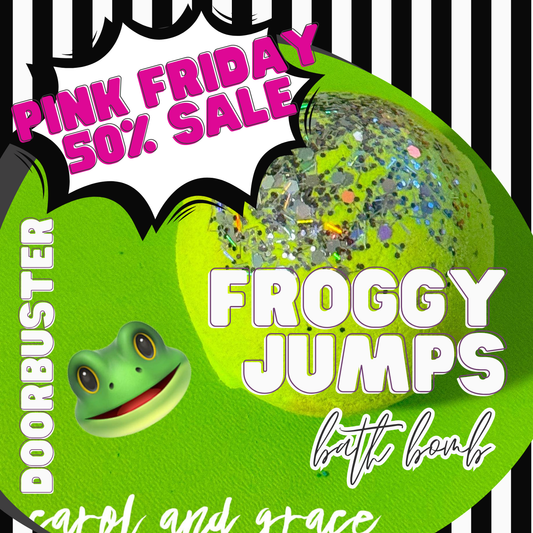 FROGGY JUMPS 🐸 BATH BOMB