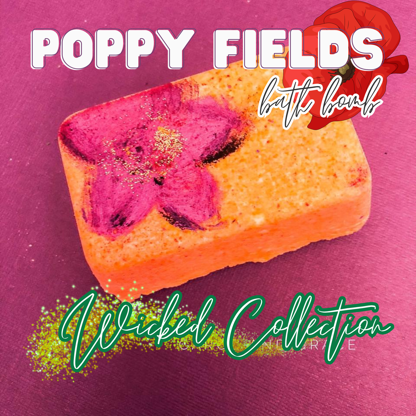 POPPY FIELDS BATH BOMB