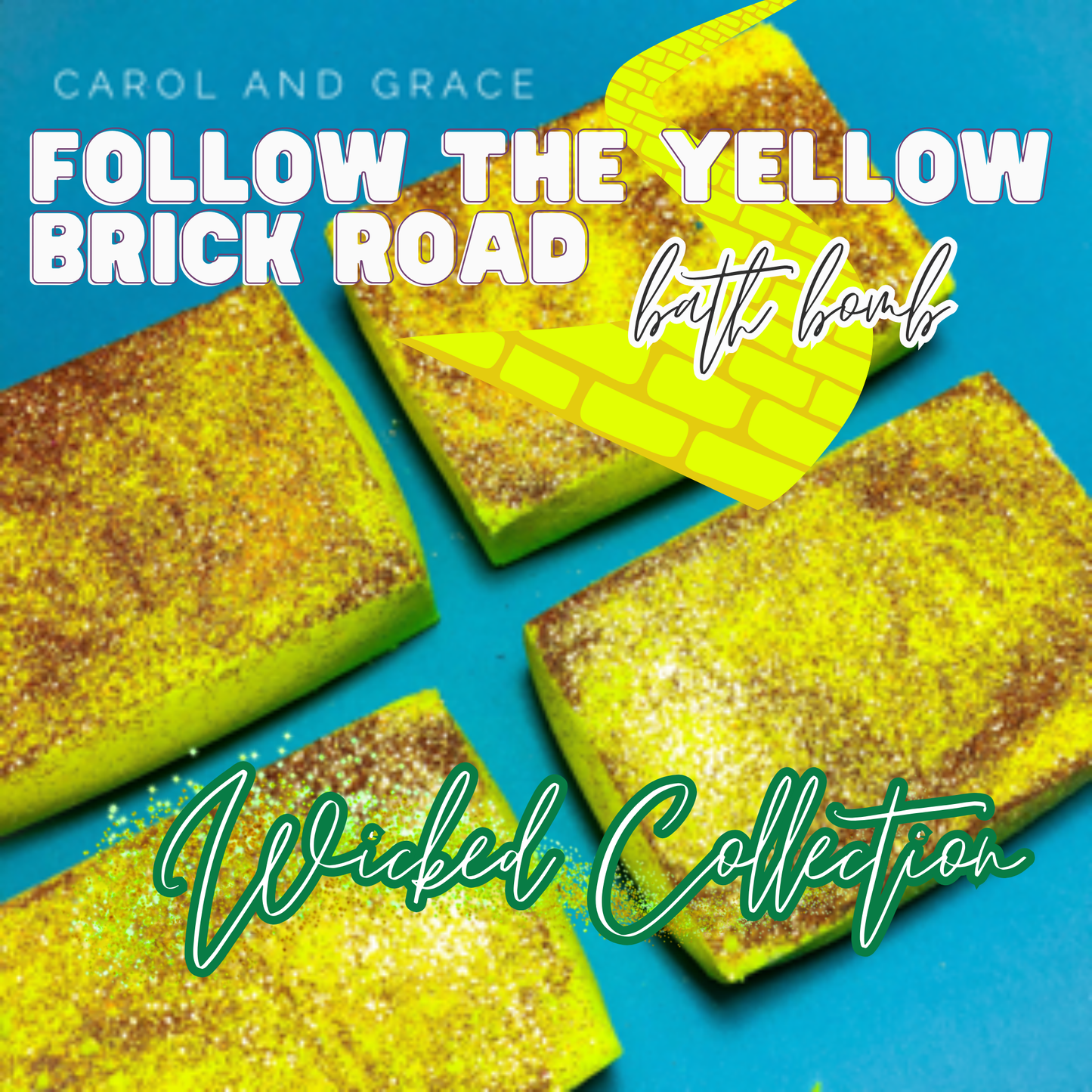 FOLLOW THE YELLOW BRICK ROAD BATH BOMB