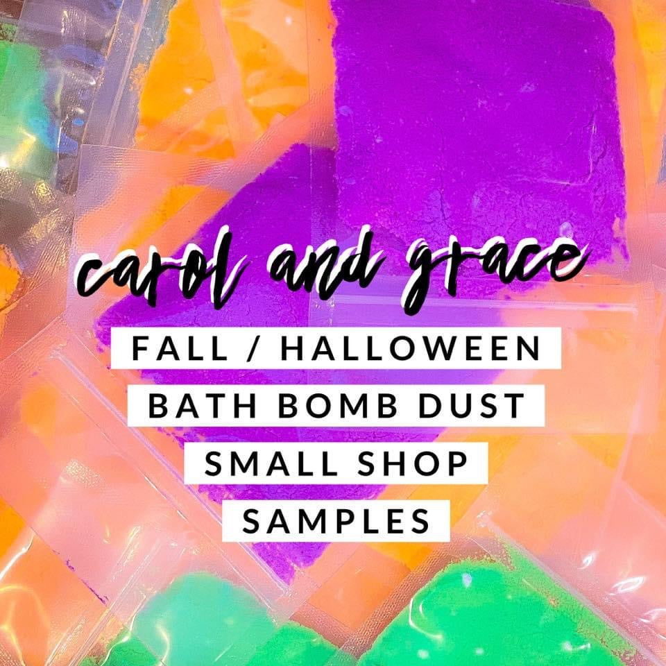 FALL / HALLOWEEN 🎃 BATH BOMB SAMPLE PACKS (FOR SHOP OWNERS ONLY!) LEAVE SHOP NAME & WEBSITE IN NOTES 🖤